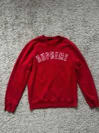 Louis Vuiton x Supreme bluza w czerwonym kolorze o rozmiarze XL fit L