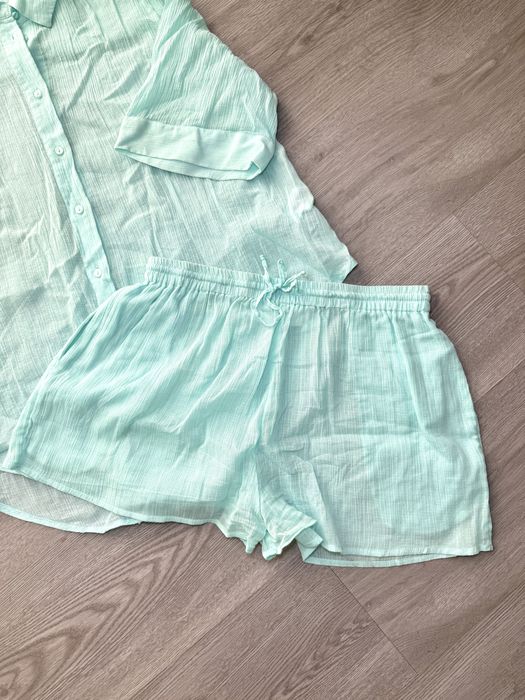 Conjunto linho (calçao e camisa) - novo