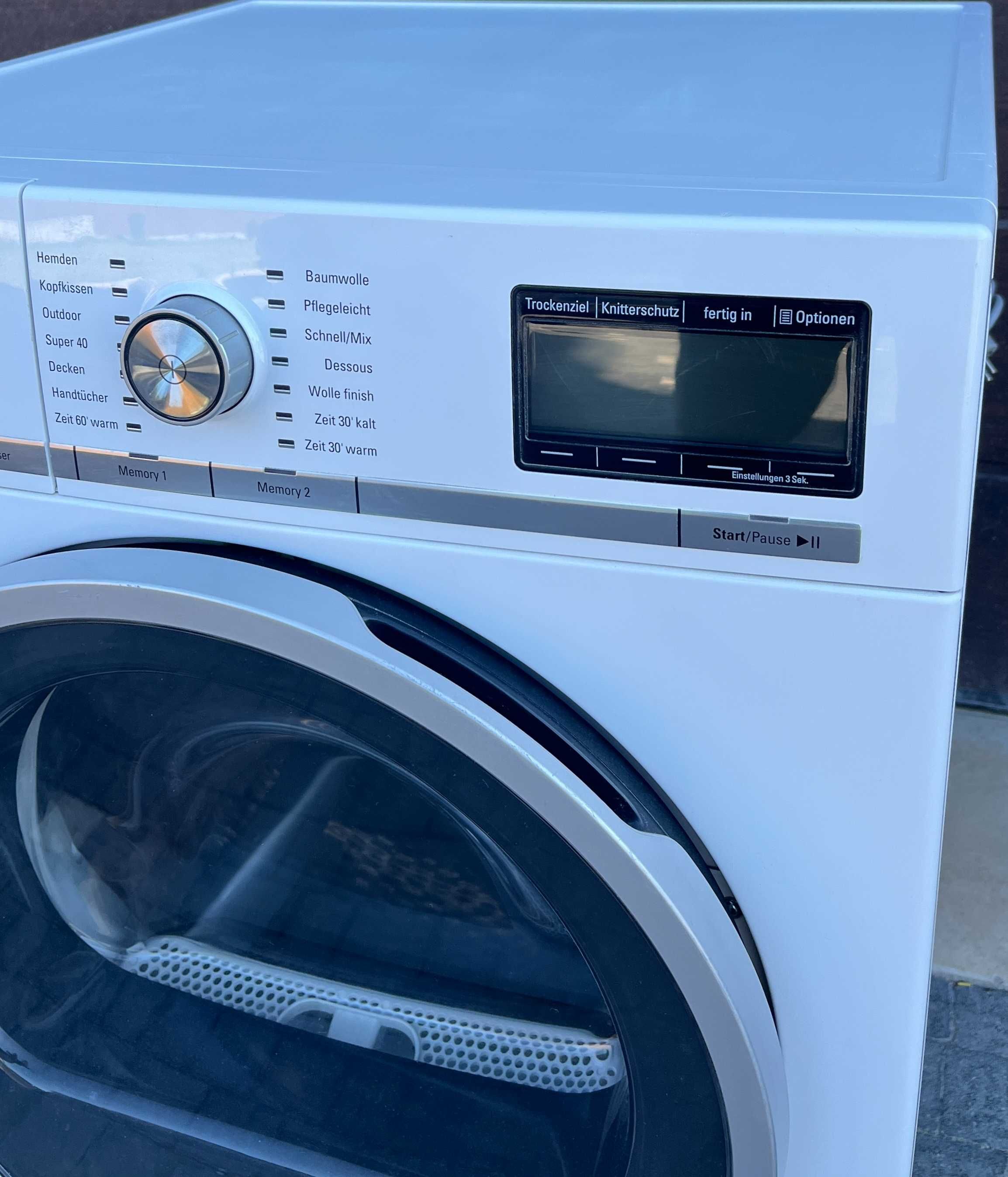 Сушка Siemens IQ800 HomeProfessional тепловий насос компресорна