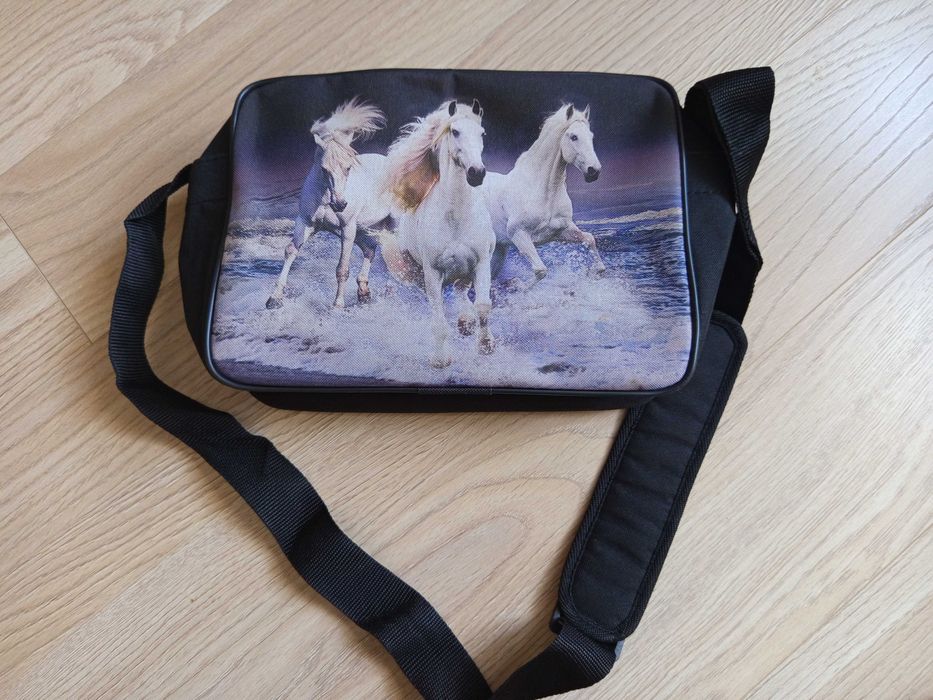 Dziecięca torba na ramię z motywem koni