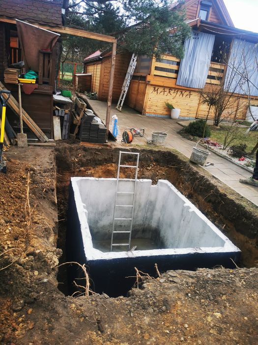 Zbiornik betonowy 4m3 na szambo deszczówke ścieki gnojówkę wode kanał