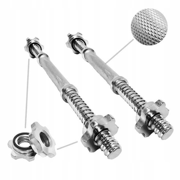 Hantle żeliwne walizka 2x15 kg żeliwo obciążenie żeliwne 30kg