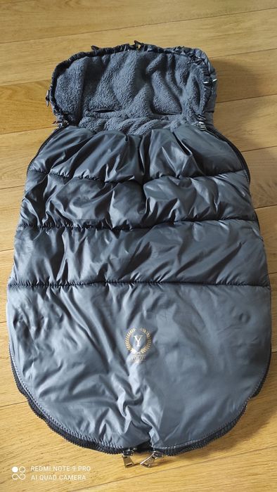 Zimowy śpiworek do wózka Scandi grafitowy YOSOY