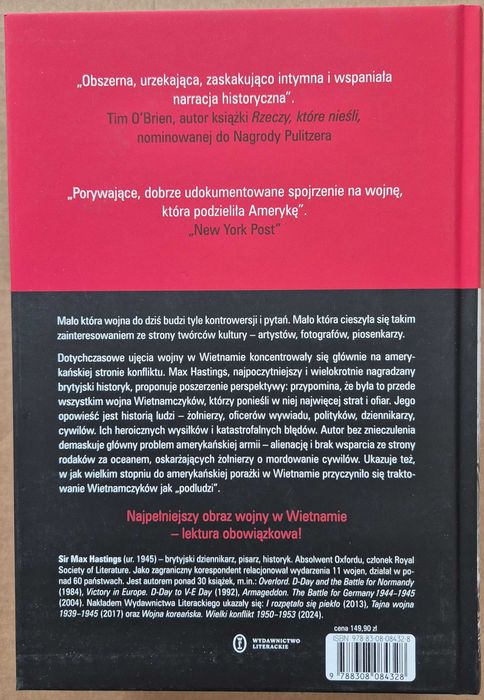 Książka pt. "Wietnam. Epicka tragedia..."