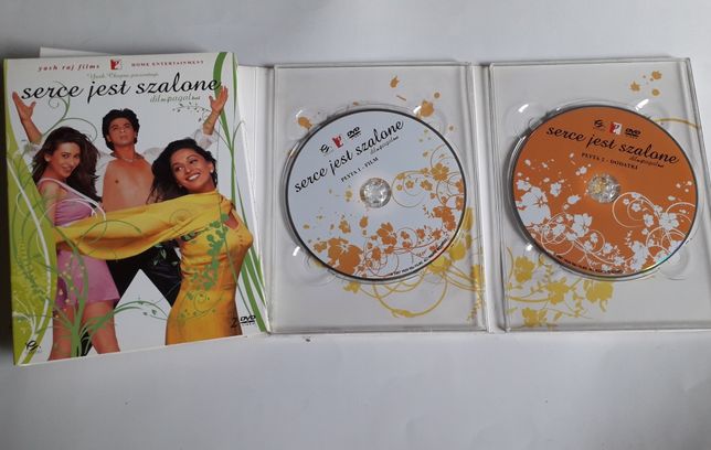 Bollywood "Serce jest szalone" limitowane 2 płytowe wydanie DVD