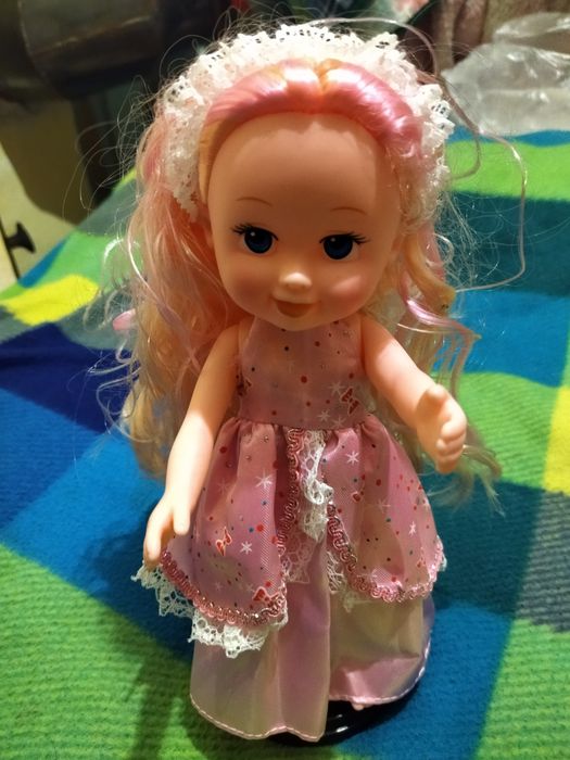 Кукла детская / Лялька дитяча. Блондинка і шатенка. 37 см. Електронна.