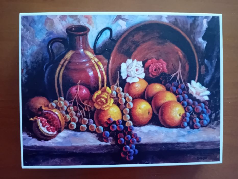 Puzzle 1000 malowane stopą