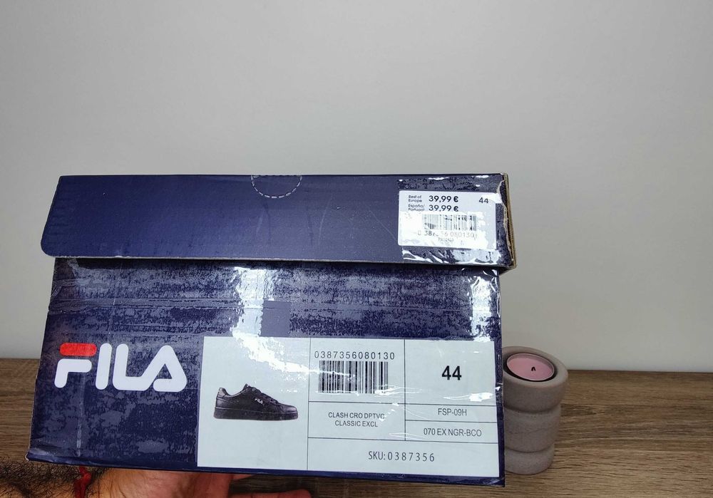 Sapatilhas Fila Clash Homem Preto (44)