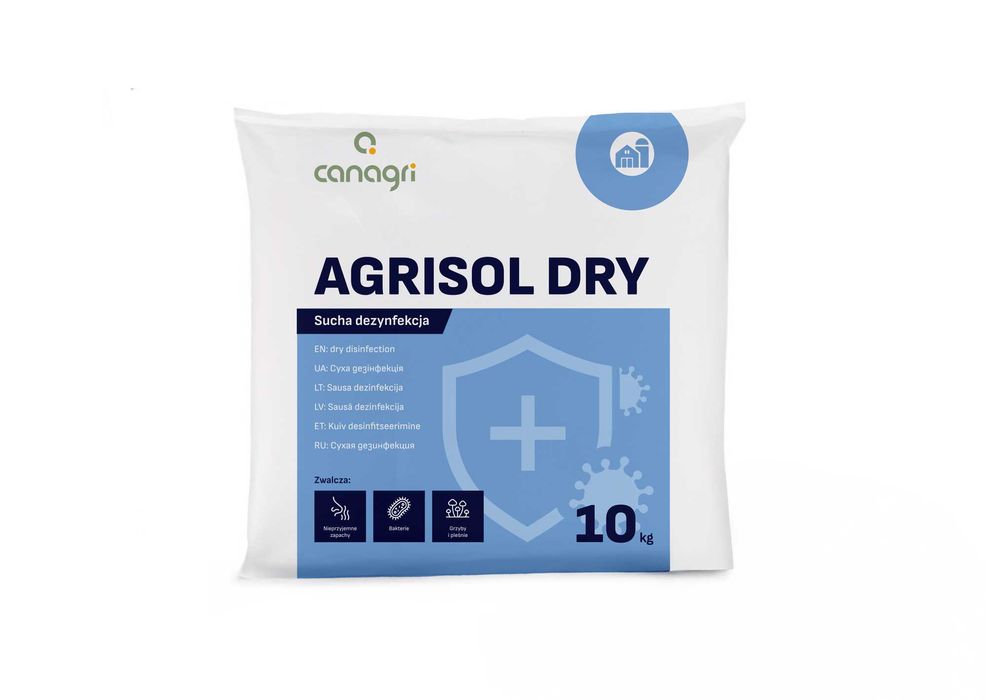 Preparat do suchej dezynfekcji, Agrisol Dry, 10 kg