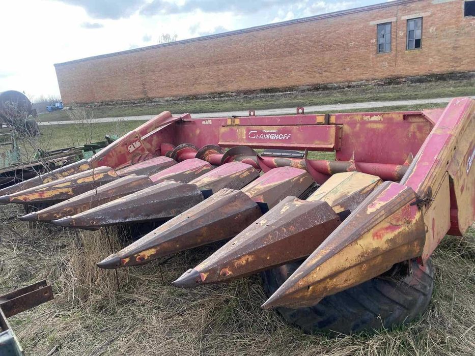 Жатка ГЕРІНГОФФ PCA 6 рядів, жниварка GERINGHOFF PCA 6, на ДЖОН ДІР,