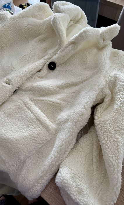 Płaszcz biały rozmiar L