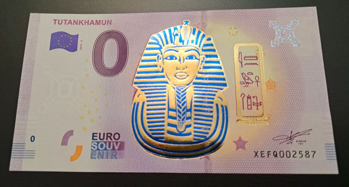 0 euro TUTANKHAMUN wersja GOLD XEFQ 2019-4
XEFQ-201