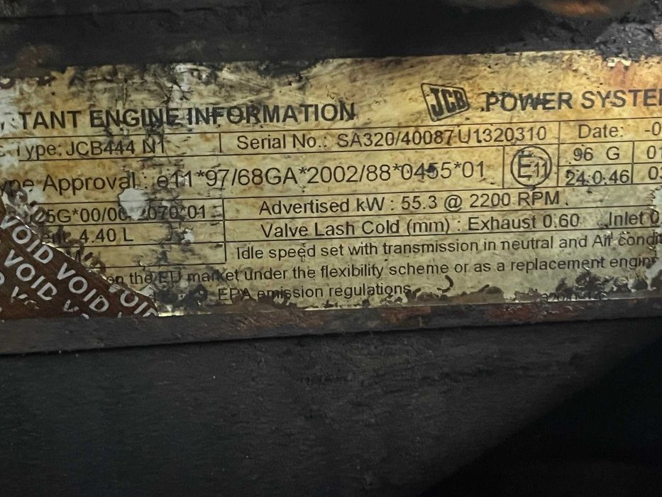 JCB444N1 Części do silnika JCB444N1