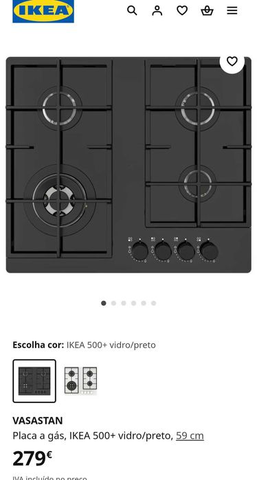 Placa fogão a gás IKEA