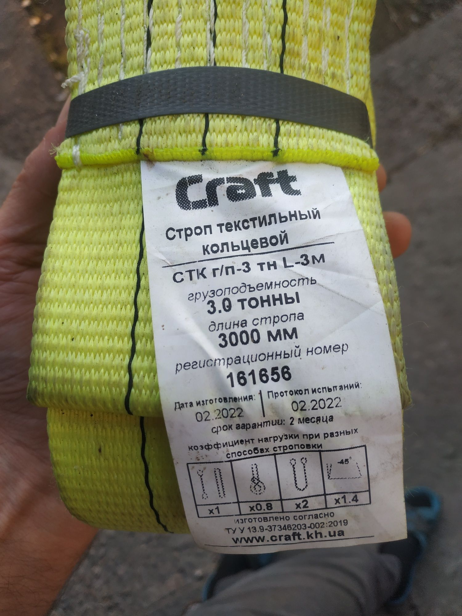 Продам стропа текстильные.2,5м. 3м. 6м.