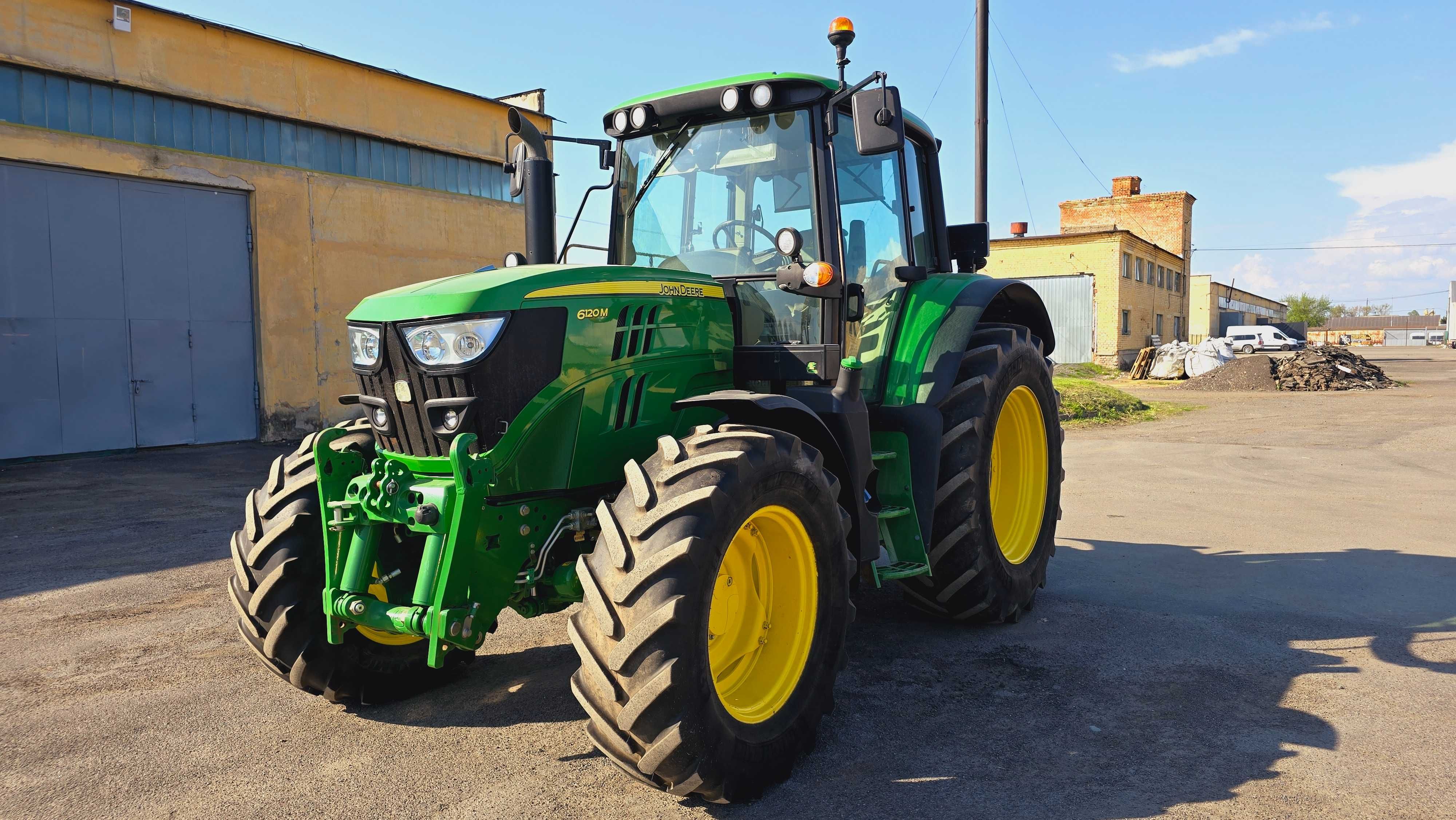 Свіжопривезений John-Deere 6120m 2017 рік