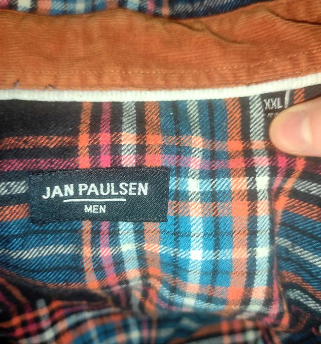 сорочка 100% бавовна ххl на осінь зиму jan paulsen