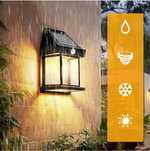 Lampa Solarna LED Kinkiet Elewacyjna Zewnętrzna