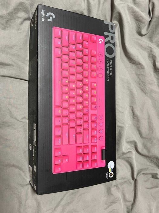 Ігрова клавіатура Logitech G Pro X Tkl Lightspeed (Magenta)