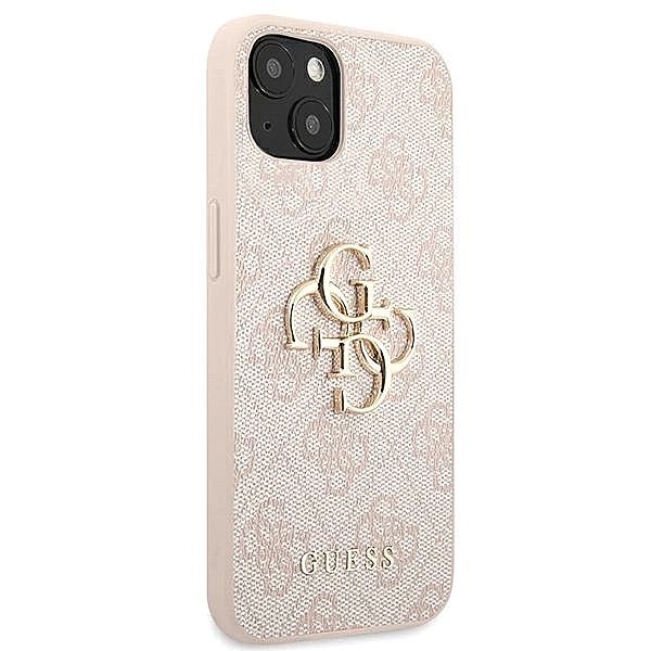 Etui Guess 4G Big Metal Logo na iPhone 13 / 14 / 15/6.1" - różowe