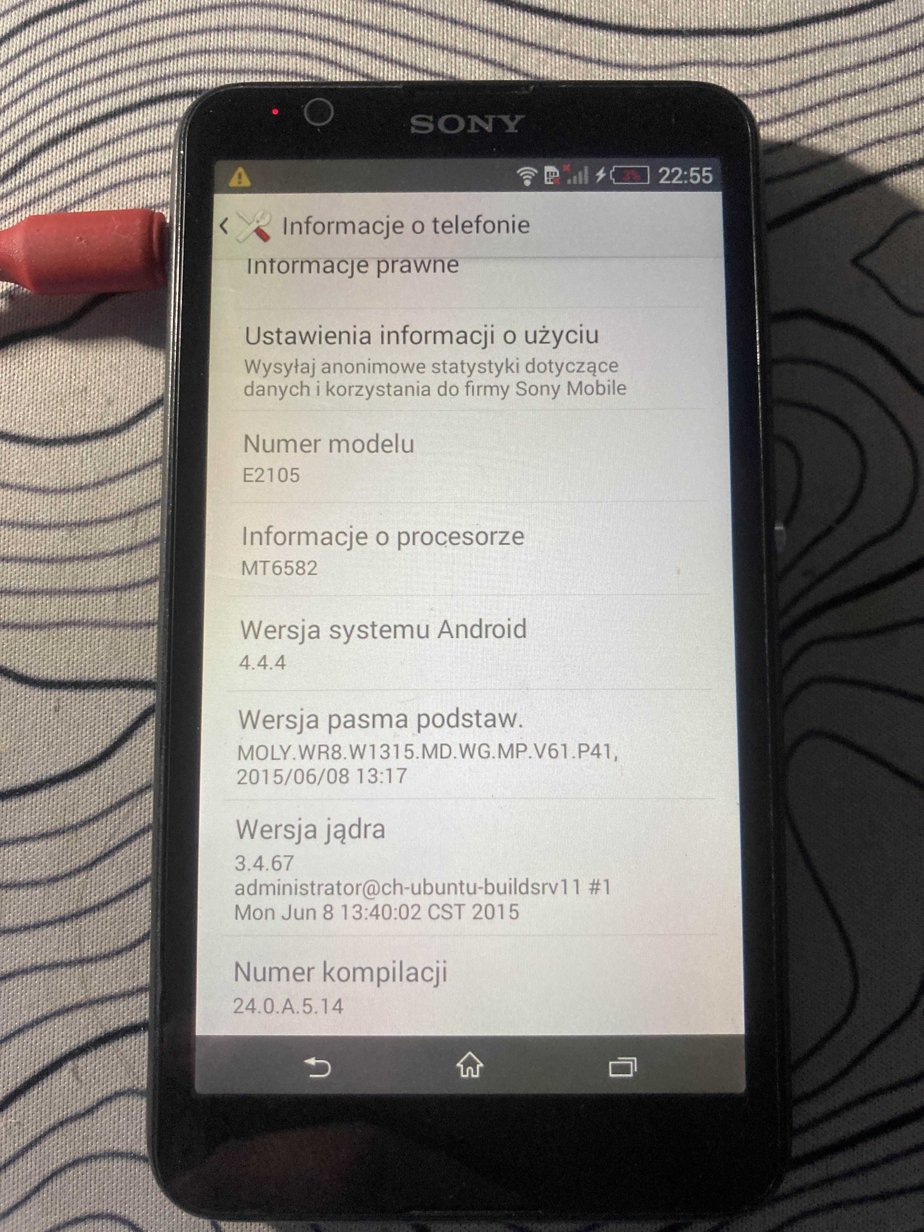 Sony Xperia E4 E2105 - telefon dla niewymagających lub osób starszych