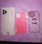 iPhone 13 pro max na caixa 256 gigas dourado