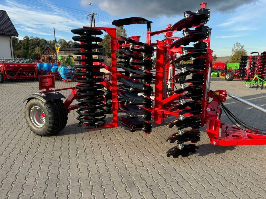 Brona talerzowa hydrauliczna Grano System SHS 4 siłowniki wózek
