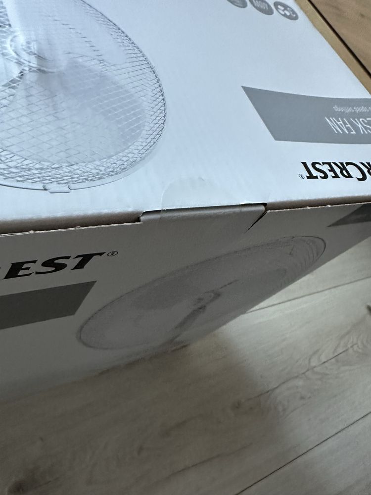 Wentylator wiatrak stołowy regulowany SilverCrest STV 30 A1 biały