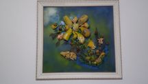 quadro-óleo/tela/colagem