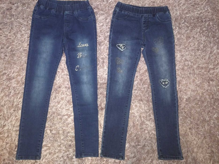 Spodnie Jeansy NOWE dziewczynka 146/152