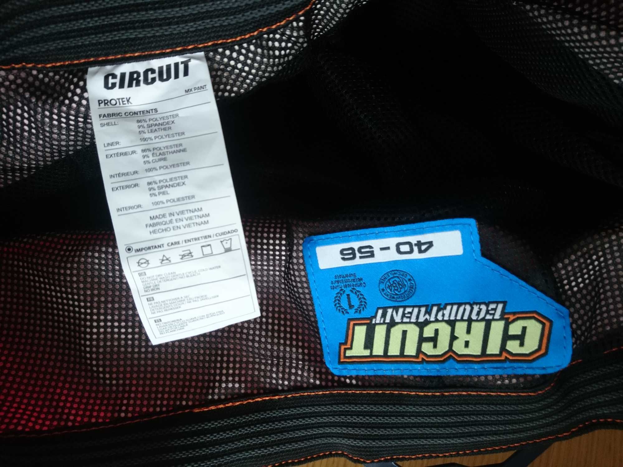 spodnie koszulka CIRCUIT Equipment mx cross enduro mtb L