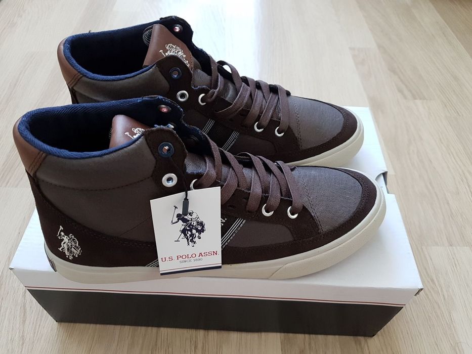 Демисезонные полуботинки из нат.кожи U.S Polo Assn 42р,оригинал.