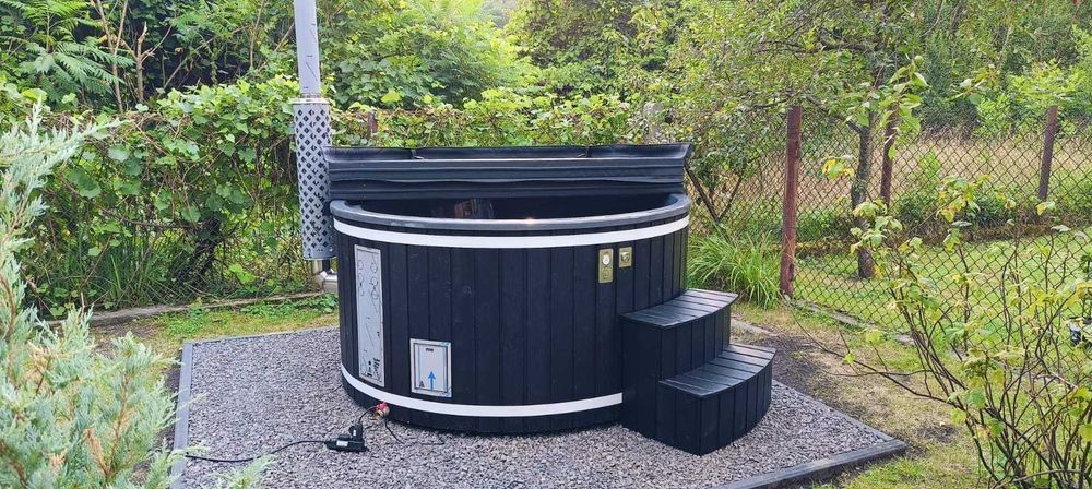 Balia ogrodowa z piecem na drewno, jacuzzi ogrodowe, ruska bania TANIO