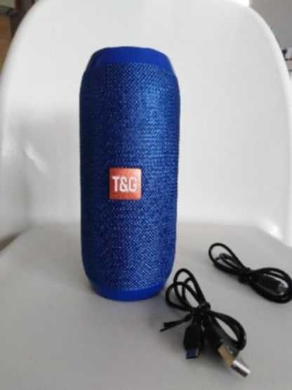 nowy niebieski głośnik przenośny TG117 Blootooth ładowany na usb