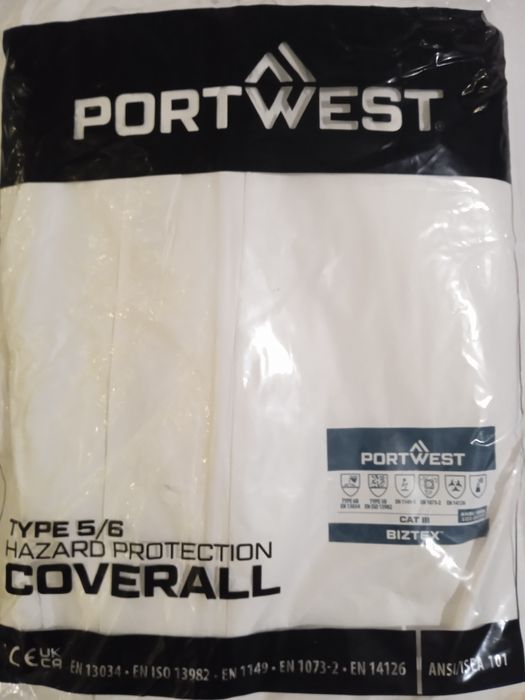 Kombinezon ochronny materiał Tyvek L XL XXL XXXL Warszawa