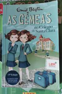 Livro "As gémeas no colégio de Santa Clara