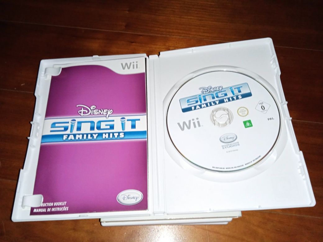 Jogo original Wii Sing it Family hits