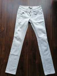 Spodnie jeans szare Zara 36