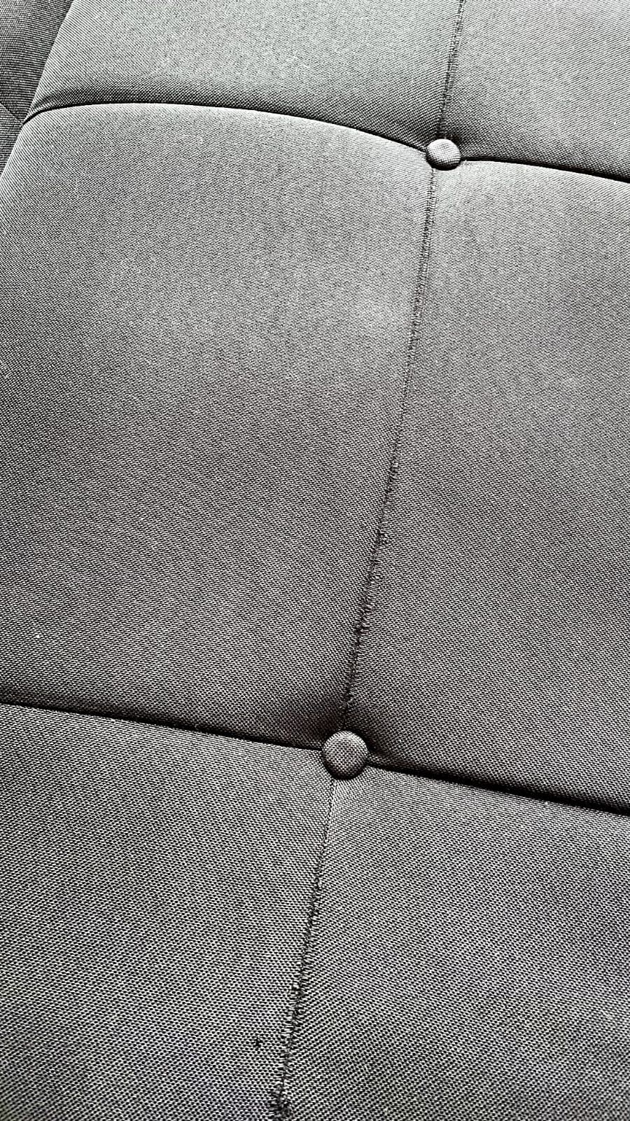 Sofa rozkładana Edland czarna Beliani