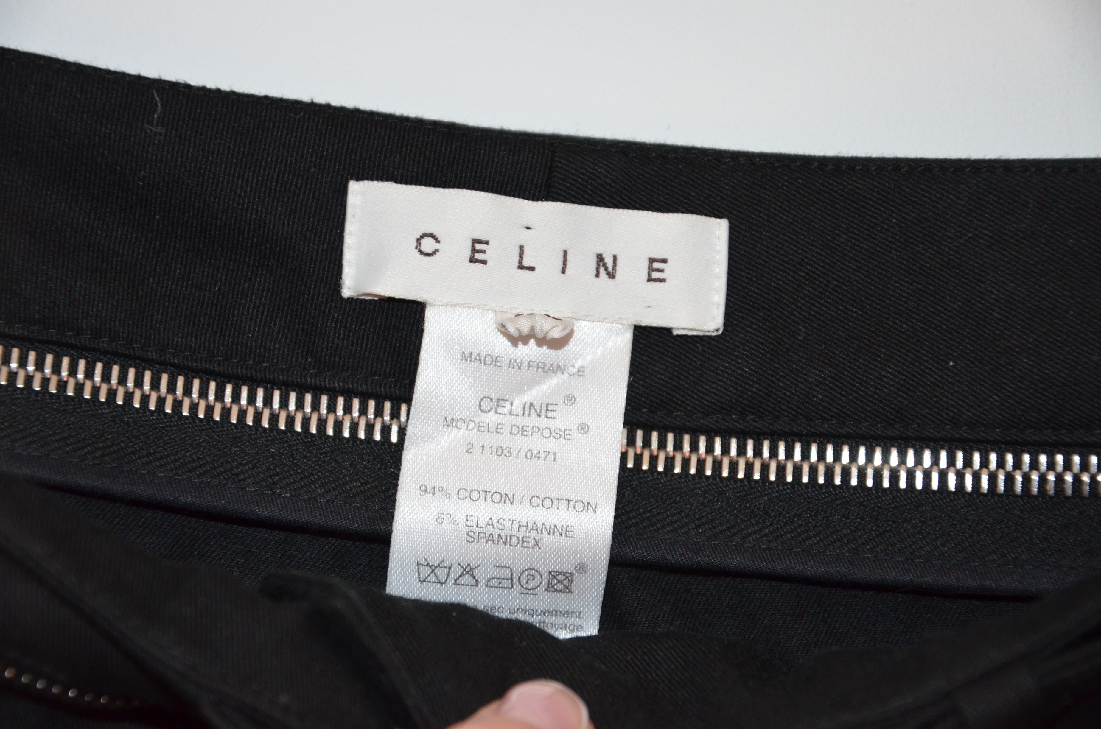 spodnie Celine r.40 odpinany pasek