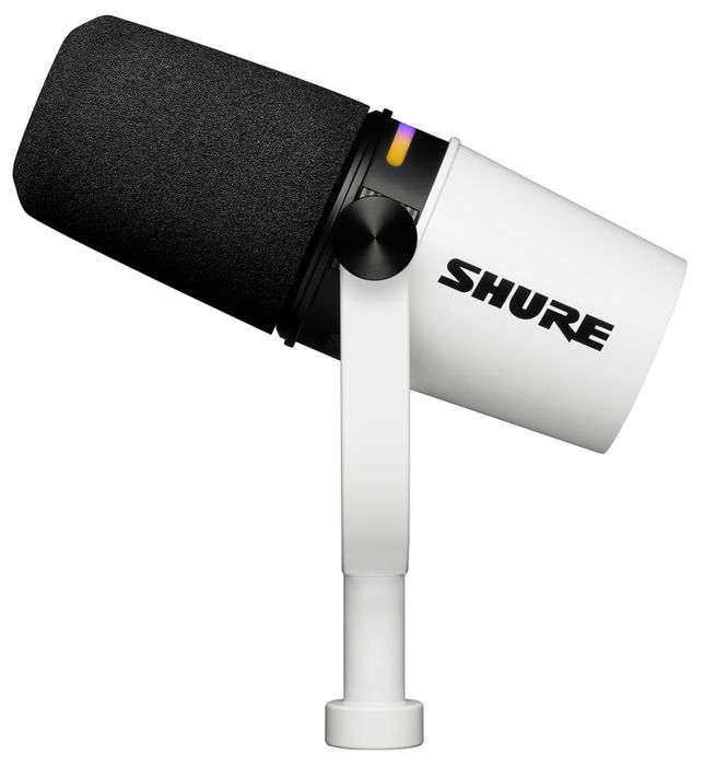 Shure MV7+-W – mikrofon dynamiczny