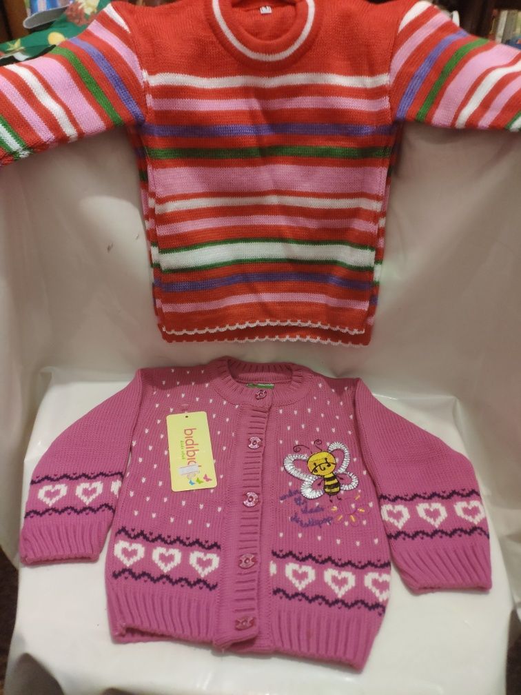 Кофта свитер детский на девочку