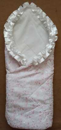 Конверт-одеяло на выписку для девочки