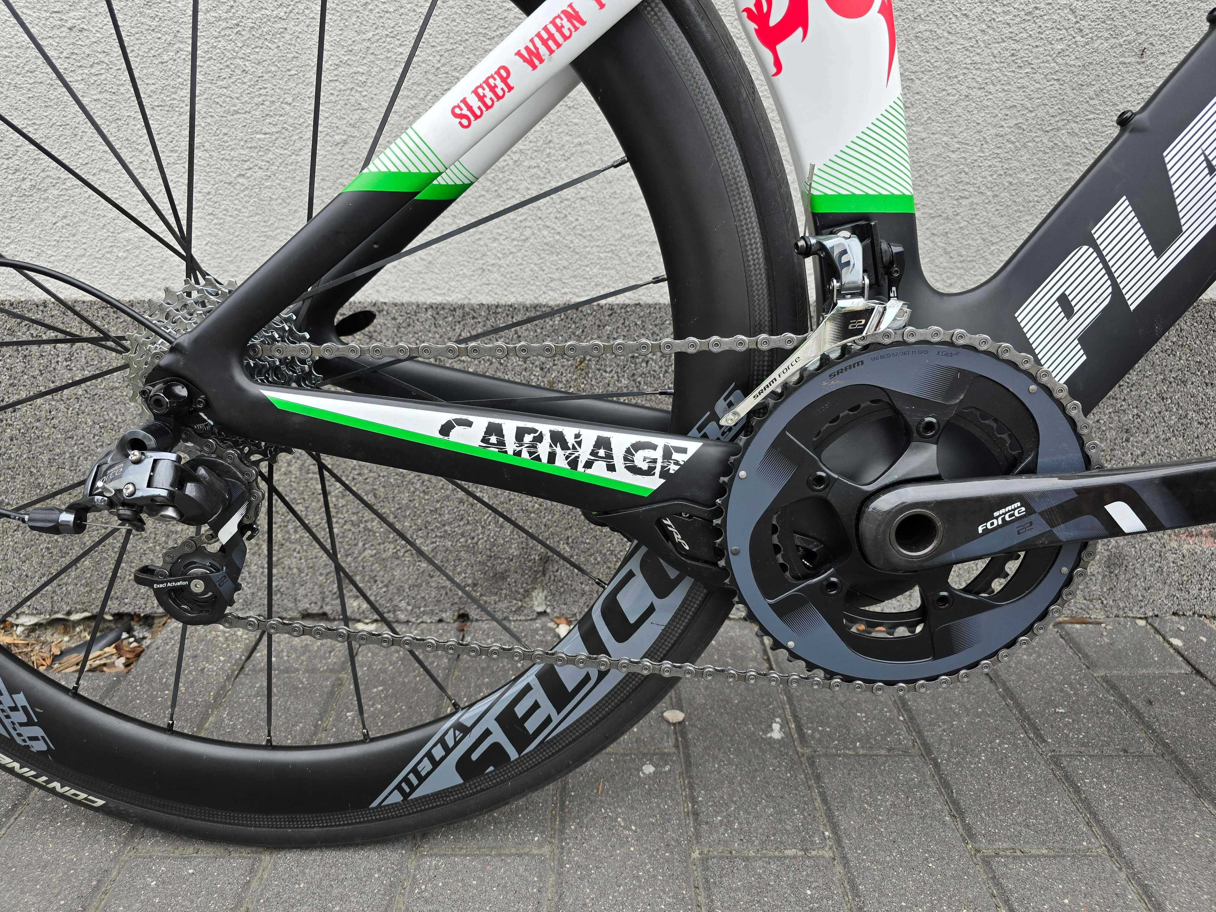 Planet x exocet 3 sram force roz S carbon karbon triathlon stan igła