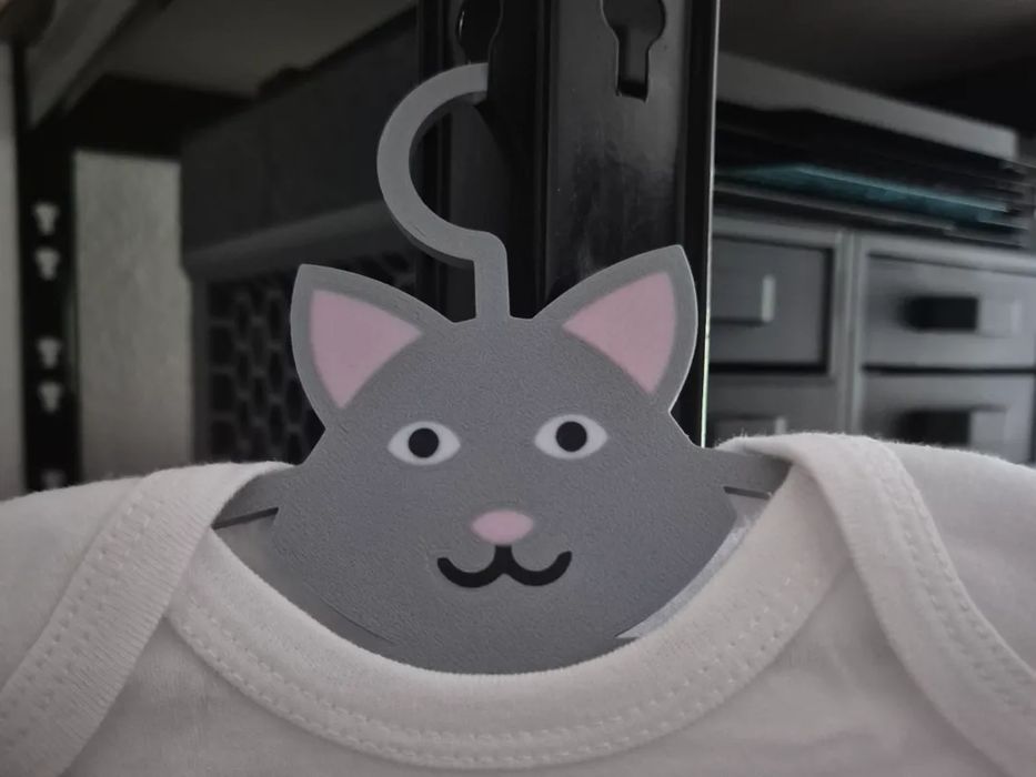 Cabide Infantil Gato Adorável