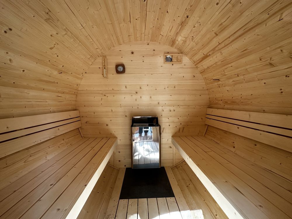 Domki letniskowe Pod Brzozami Sława wynajem nocleg sauna jacuzzi domek