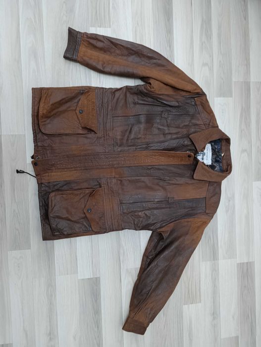 Куртка шкіряна чоловіча RB розмір L