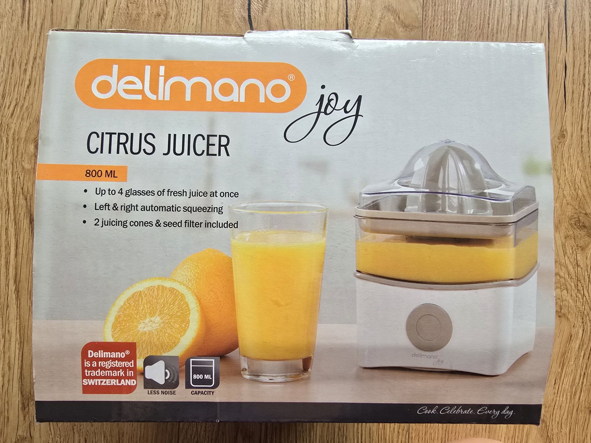 Delimano Joy Citrus Juicer wyciskarka do cytrusów nowa