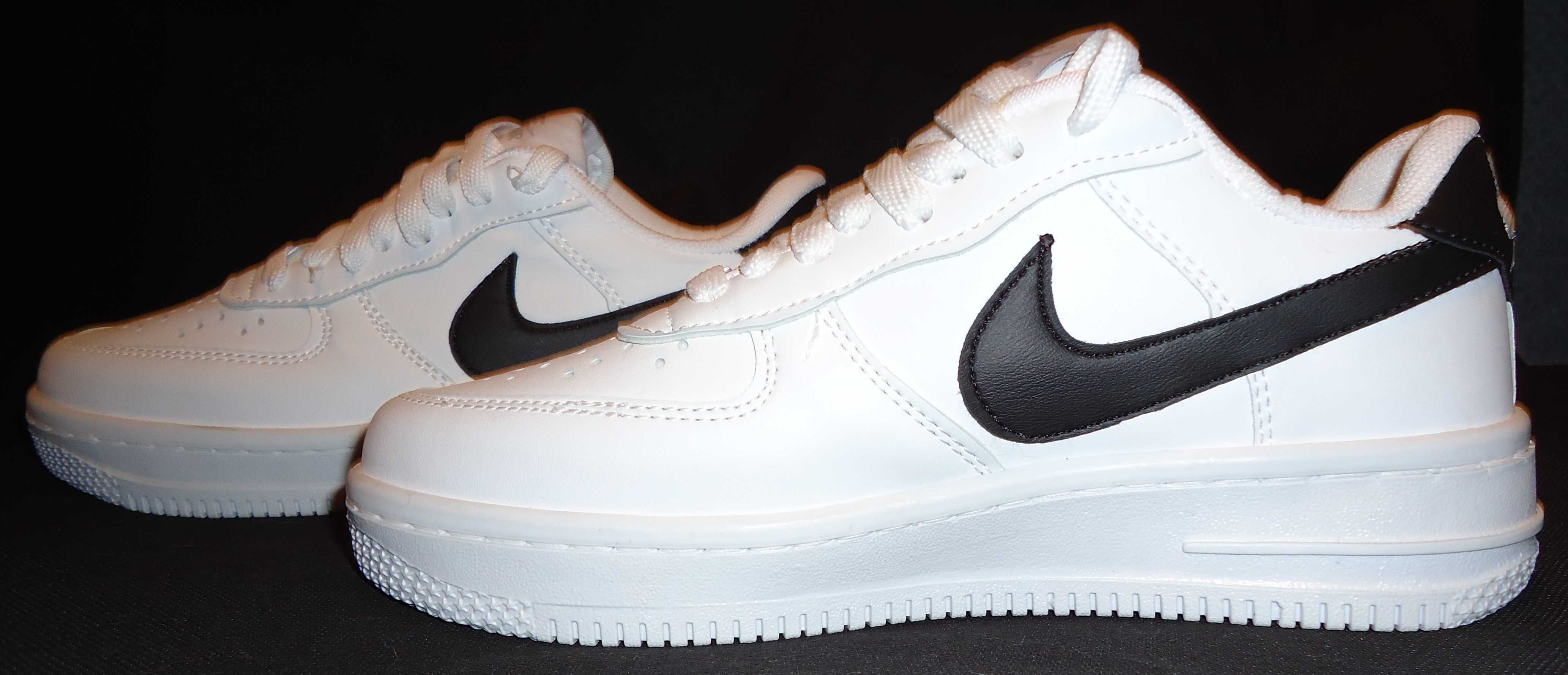 Nike AIR FORCE ONE (36 do 45) biało/czarny - 99zł !!!