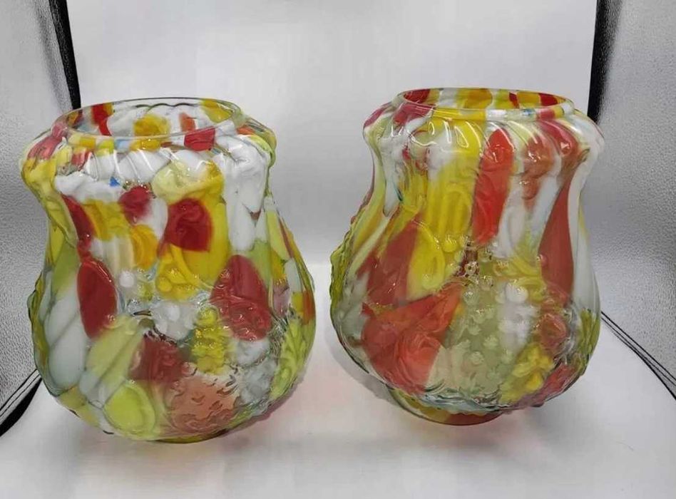 Klosz klosze z huty Zawiercie na lampa,naftowa żyrandol śr.11,8 cm.